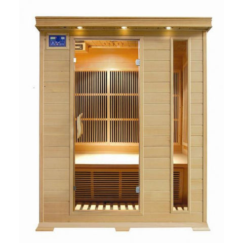 Image of Sunray 3 Person Aspen Sauna w/Carbon Heaters