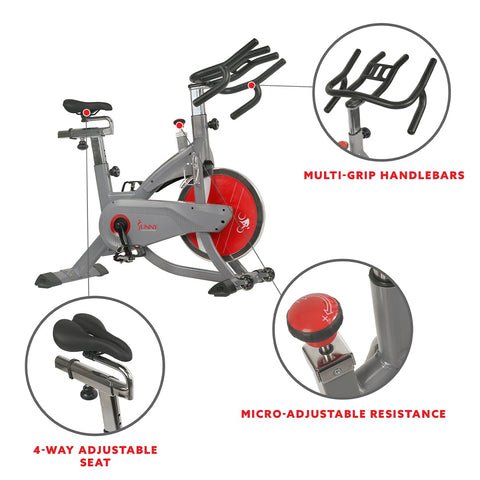 Image of Sunny Health & Fitness AeroPro Indoor Cycling Bike