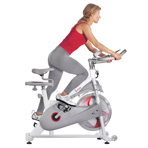 Image of Sunny Health & Fitness Magnetic Belt Drive Premium Indoor Cycling Bike