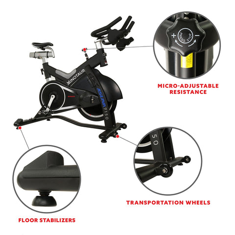 Image of ASUNA Minotaur Magnetic Commercial Indoor Cycling Bike