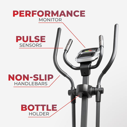 Image of Sunny Health & Fitness Pre-Programmed Elliptical Trainer