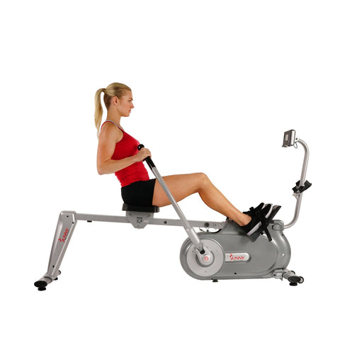 Image of Sunny Health & Fitness Full Motion Magnetic Rowing Machine