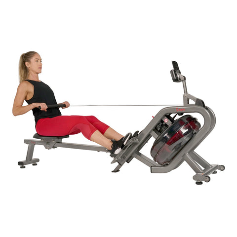 Image of Sunny Health & Fitness Phantom Hydro Water Rowing Machine