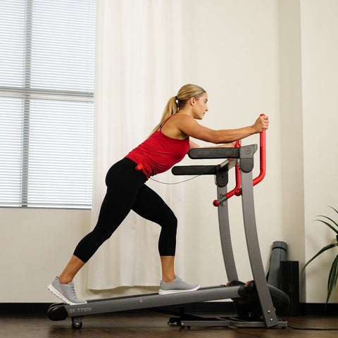 Image of Sunny Health & Fitness Incline Treadmill with Bluetooth Speakers and USB Charging Function