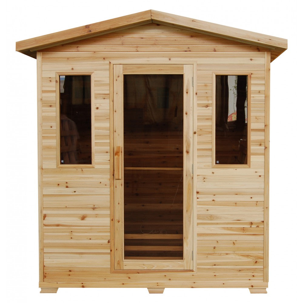 Sunray 3 Person Grandby Outdoor Sauna w/Ceramic Heater