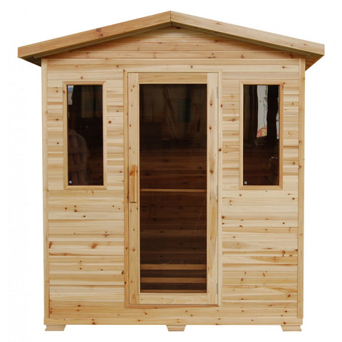 Image of Sunray 3 Person Grandby Outdoor Sauna w/Ceramic Heater