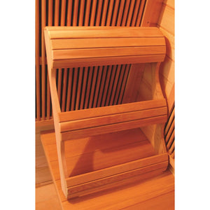 Sunray 4 Person Roslyn Cedar Sauna w/Carbon Heaters/Side Bench Seating