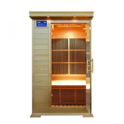 Image of Sunray 1 Person Barrett Sauna w/Carbon Heaters