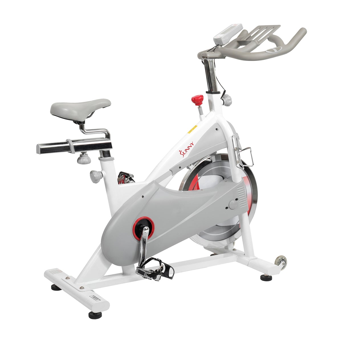 Sunny Health & Fitness Magnetic Belt Drive Premium Indoor Cycling Bike