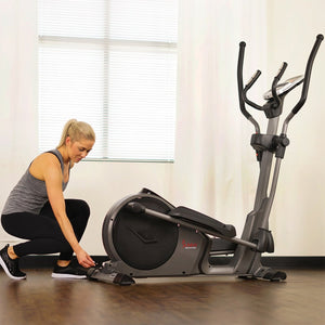 Sunny Health & Fitness Pre-Programmed Elliptical Trainer