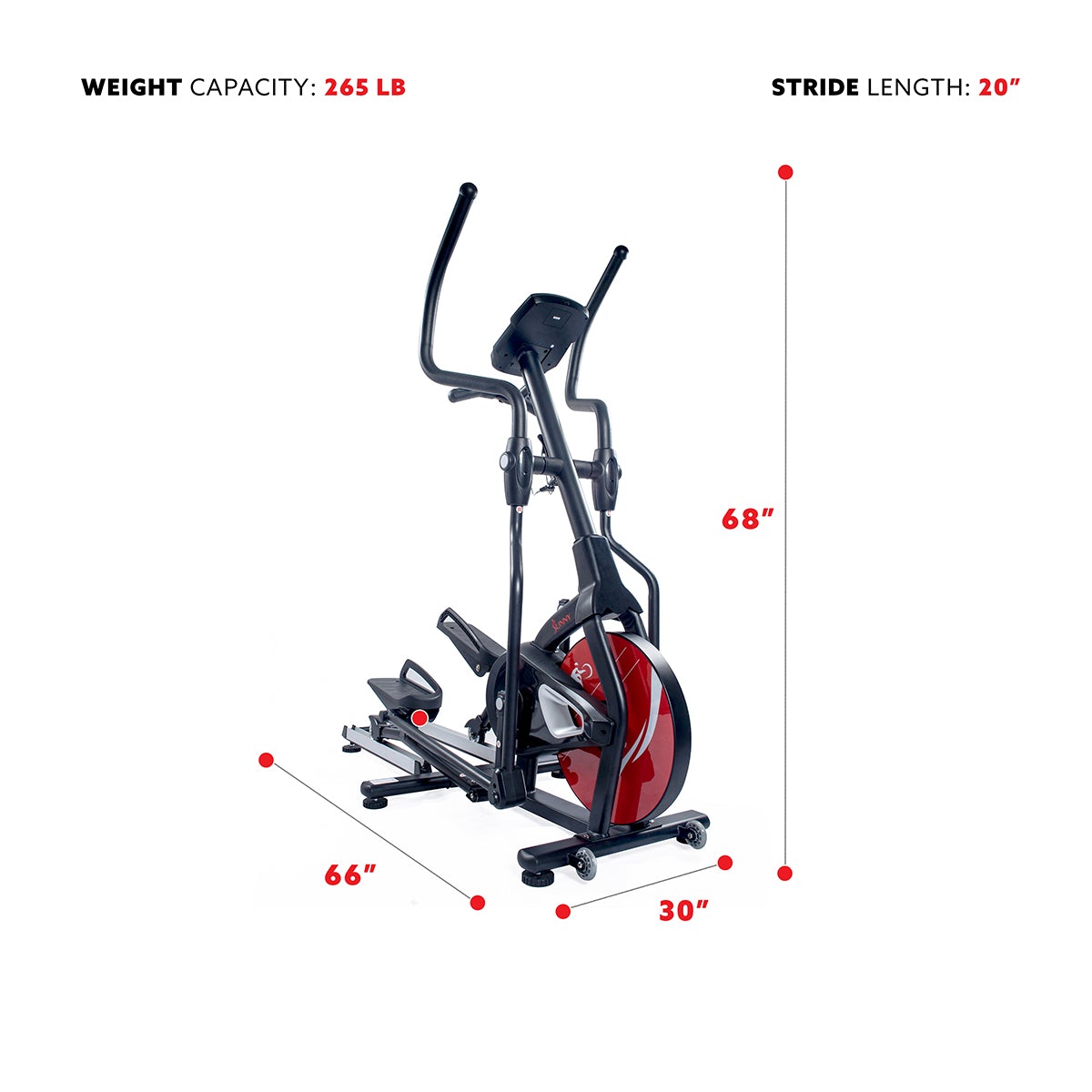 Sunny Health & Fitness Stride Zone Elliptical