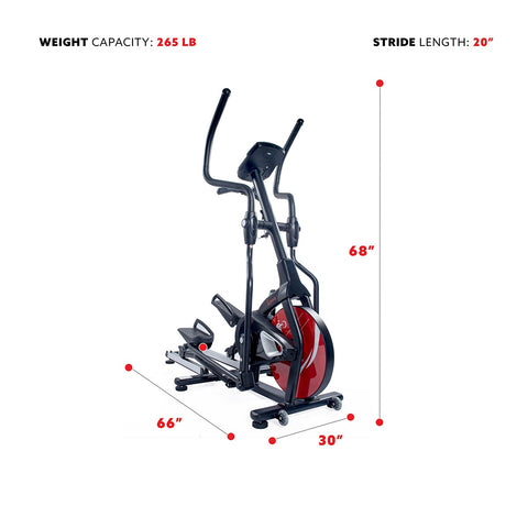 Image of Sunny Health & Fitness Stride Zone Elliptical