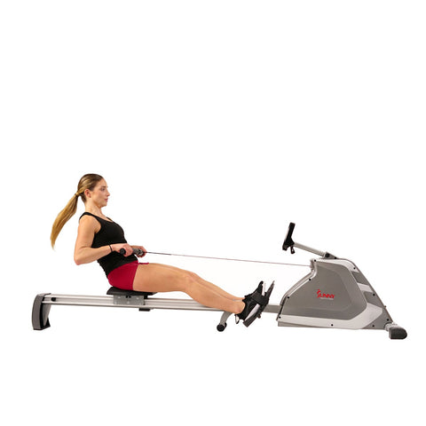 Image of Sunny Health & Fitness Programmable Magnetic Rower