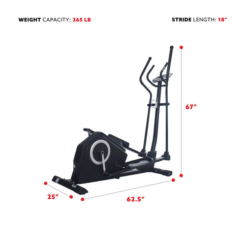 Image of Sunny Health & Fitness Programmable Cardio Elliptical Trainer