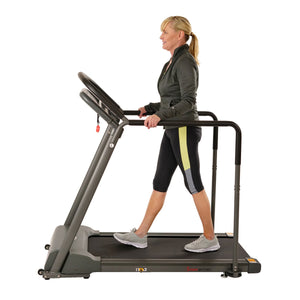 Sunny Health & Fitness Walking Treadmill with Handrail