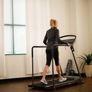 Sunny Health & Fitness Walking Treadmill with Handrail