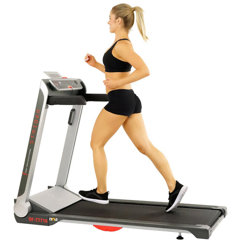 Image of Sunny Health & Fitness Strider Treadmill with 20" Wide LoPro Deck