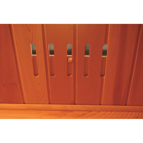 Image of Sunray 2 Person Heathrow Hemlock Sauna w/Ceramic Heaters